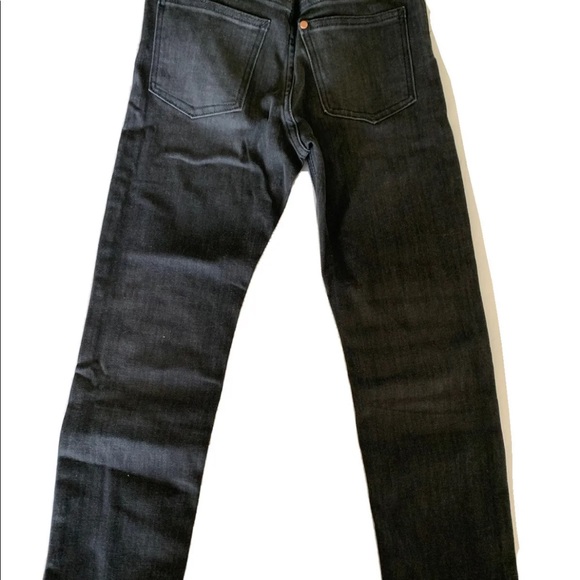 H&M Girls Slim Fit Faded Black Denim Jeans Adjustable Waist 6x - Picture 2 of 12